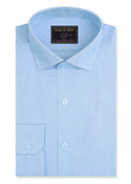 Sky Blue Micro Check Formal Shirt