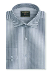 Charcoal Grey Stripe Formal Shirt