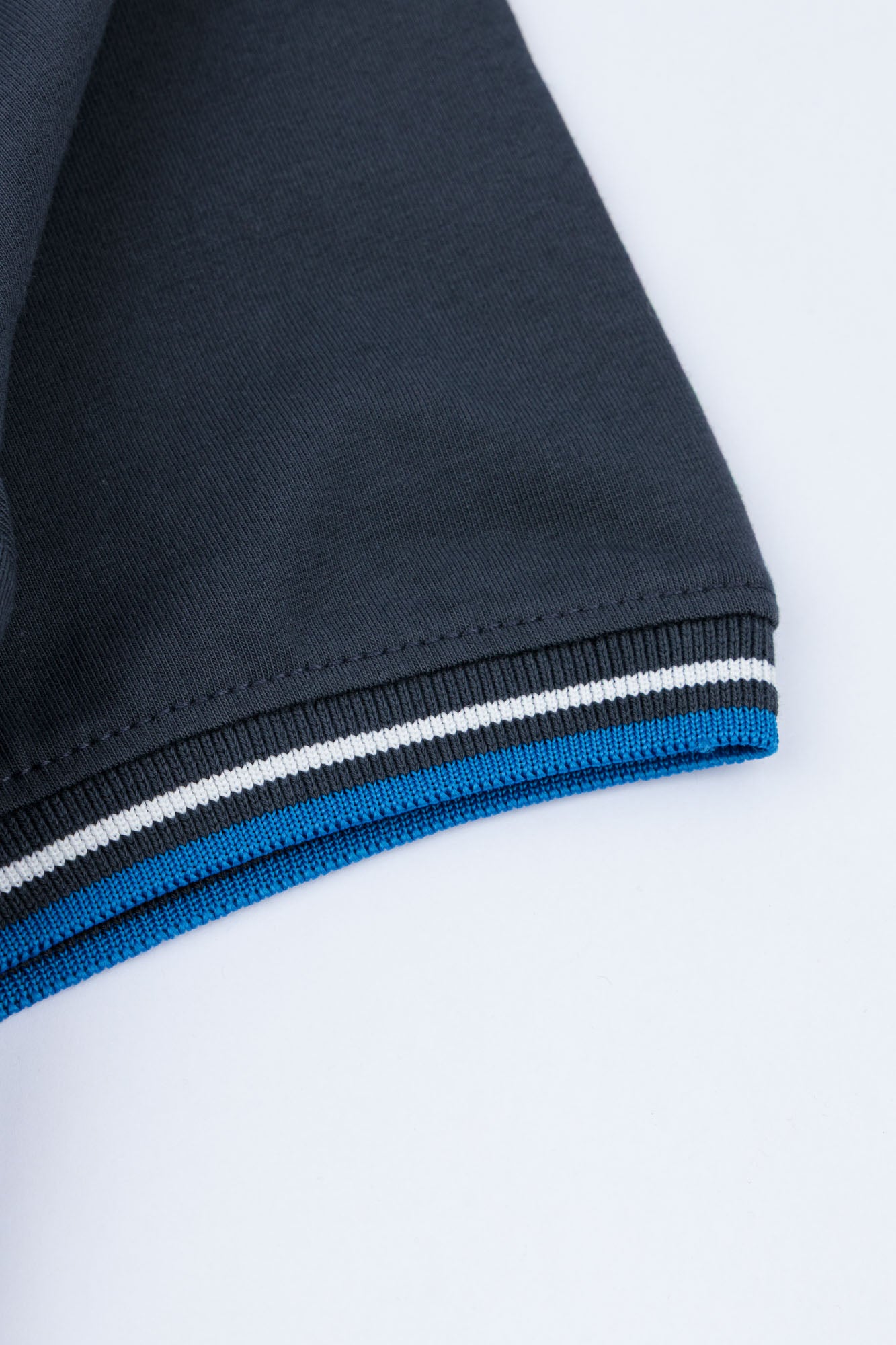 Dark Grey Cotton Lycra Polo Shirt