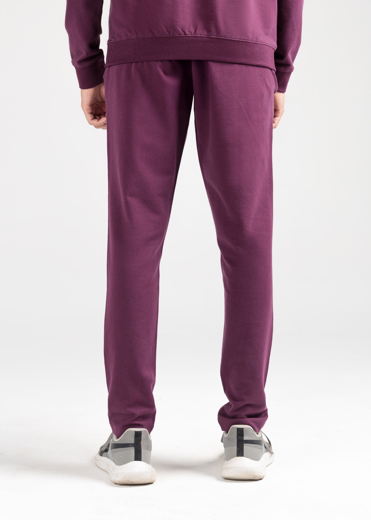 Essential Cotton Terry Co-ord Set – Rich Plum