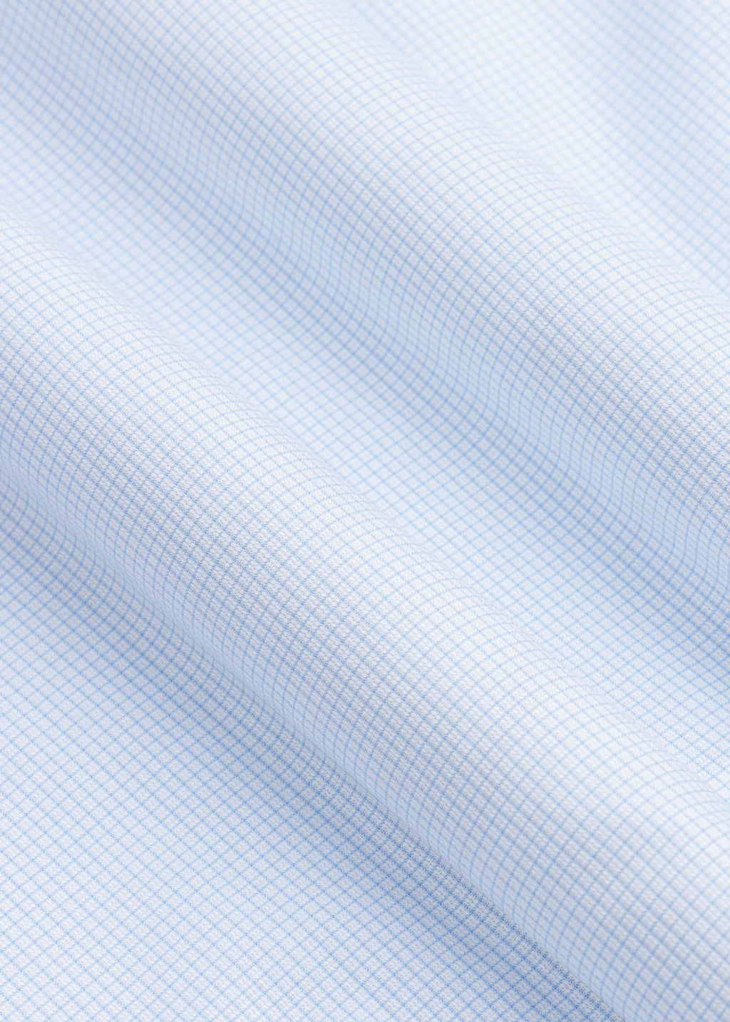 White Micro-Check Formal Shirt