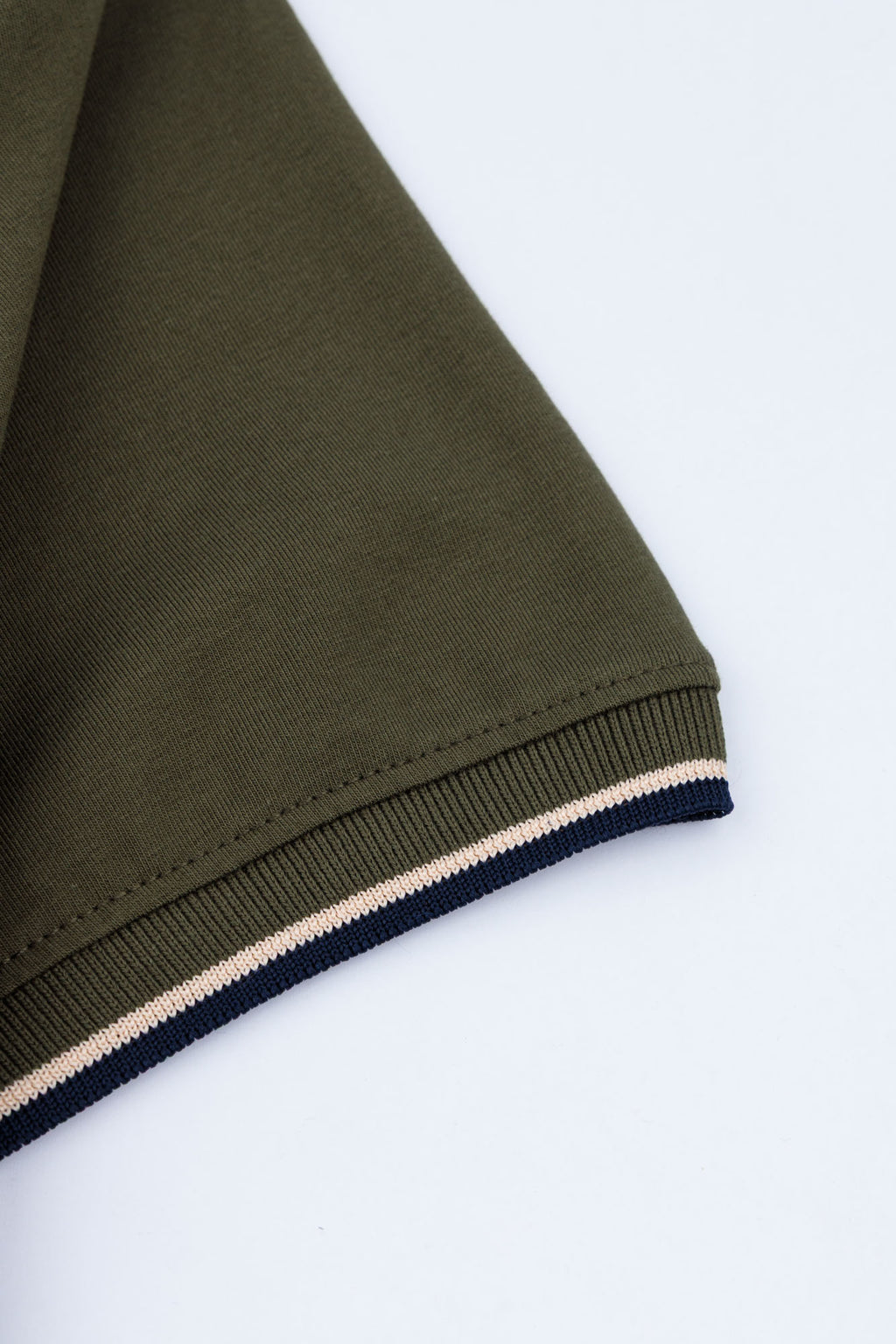 Olive Cotton Lycra Polo Shirt
