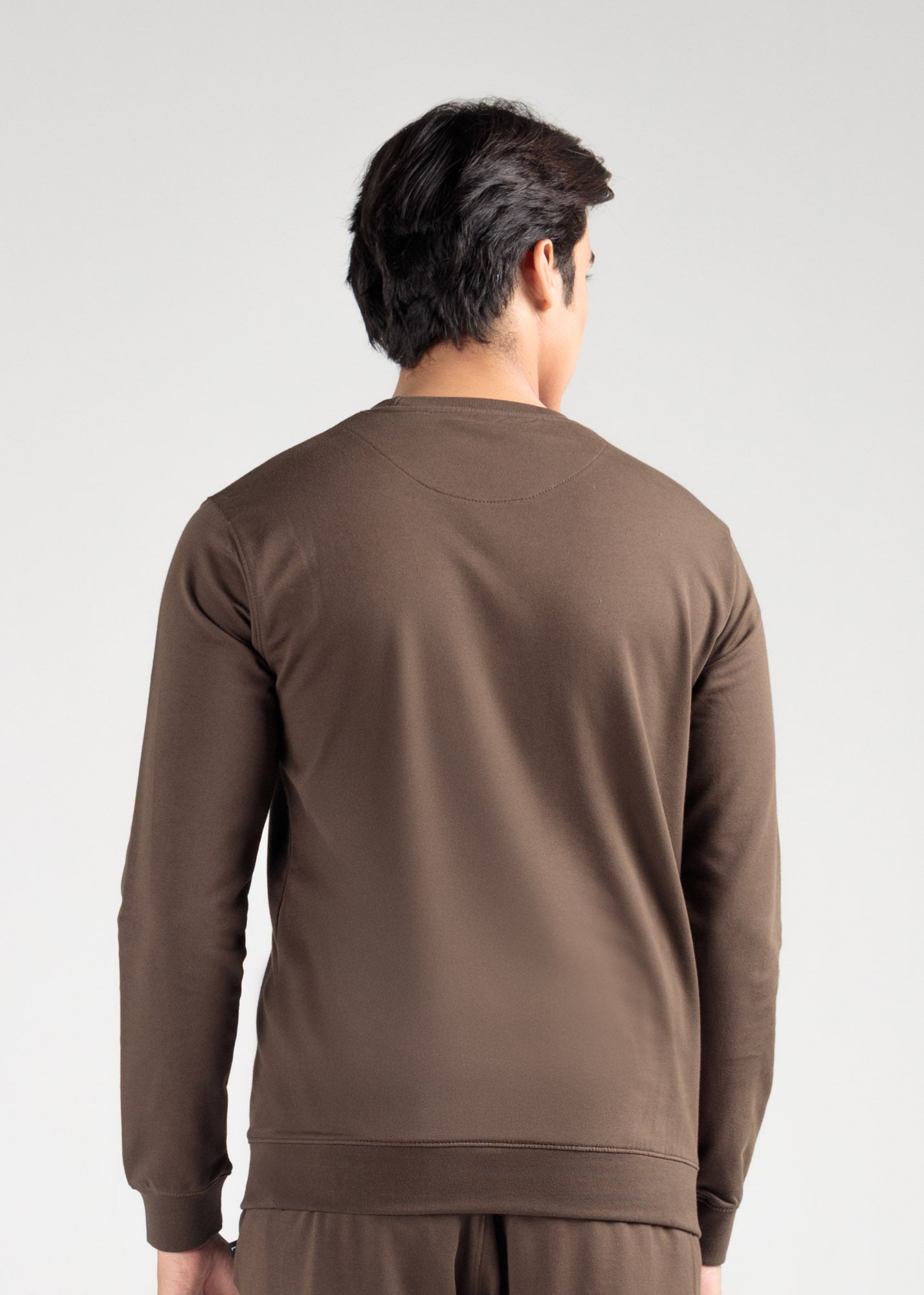 Essential Cotton Terry Co-ord Set – Chocolate Brown