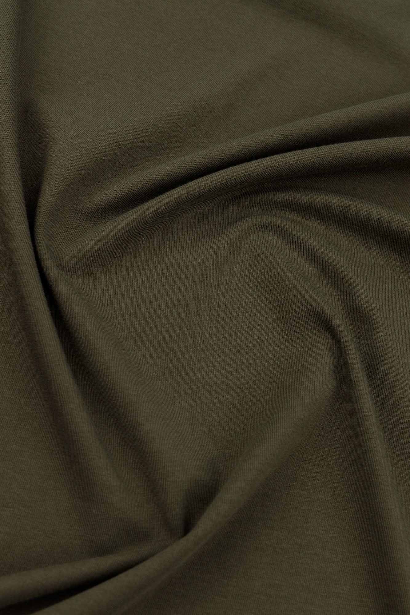 Olive Cotton Lycra Polo Shirt