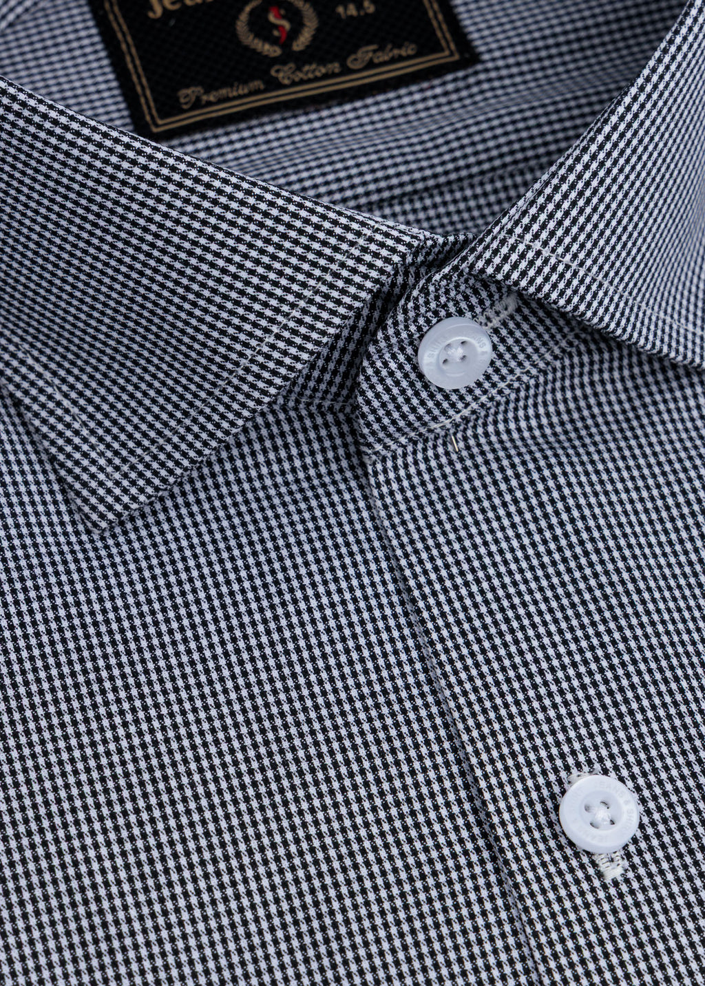 Graphite Micro Check Formal Shirt
