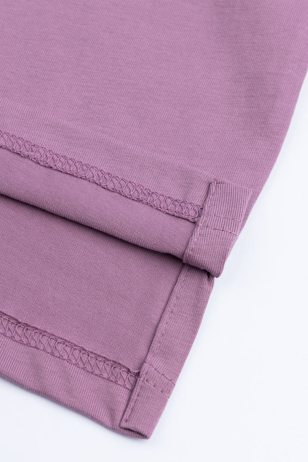 Muted Lavender Zip Polo Shirt