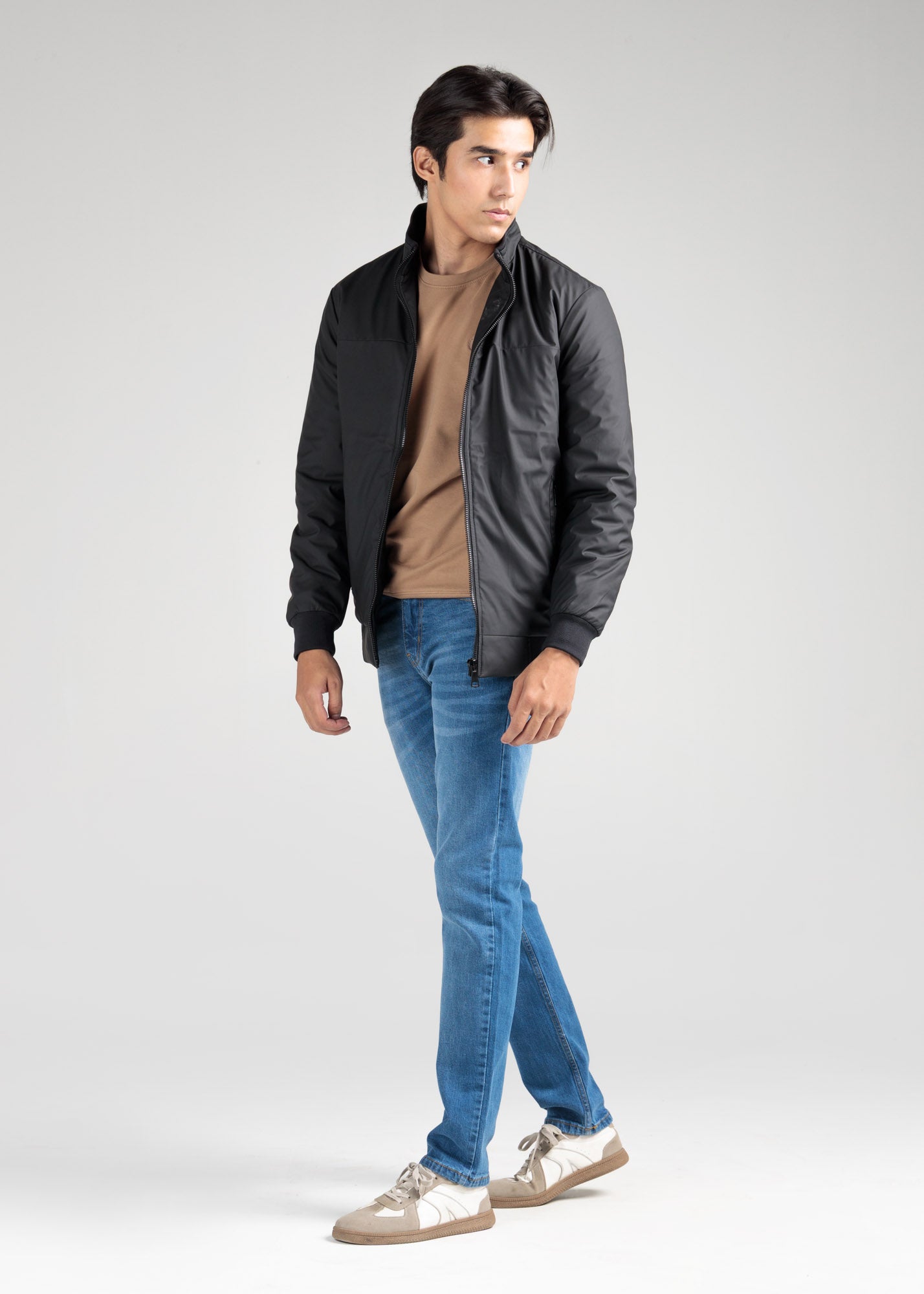 Essential Black Zip-Up Jacket