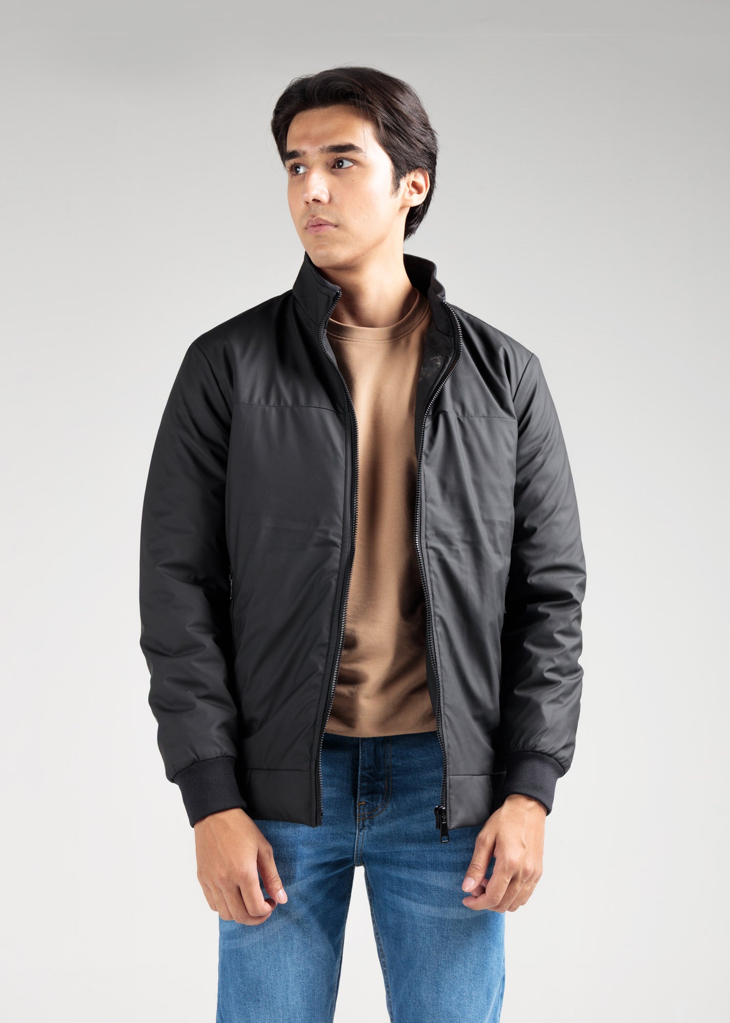 Essential Black Zip-Up Jacket