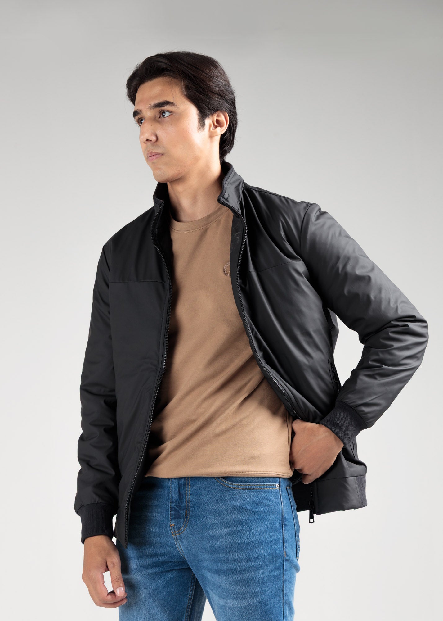 Essential Black Zip-Up Jacket