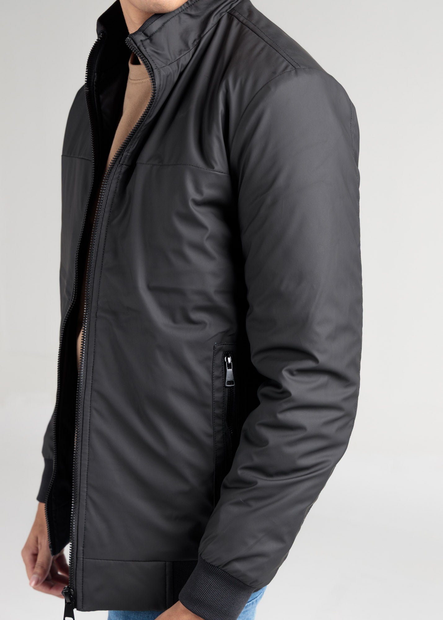 Essential Black Zip-Up Jacket
