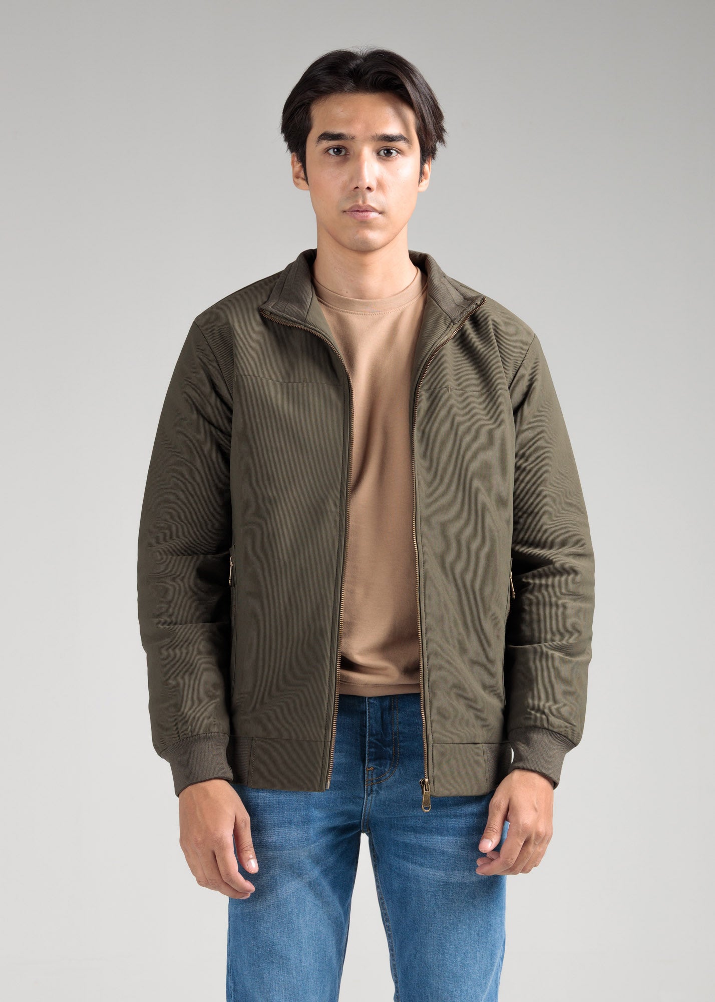 Quilted Corduroy Jacket – Soft Sage