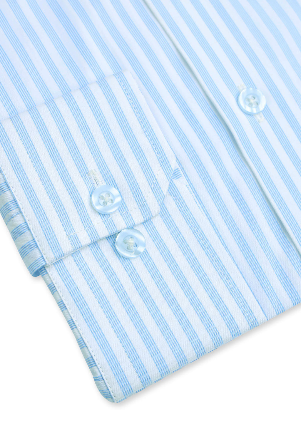 Sky Blue Dual Stripe Formal Shirt