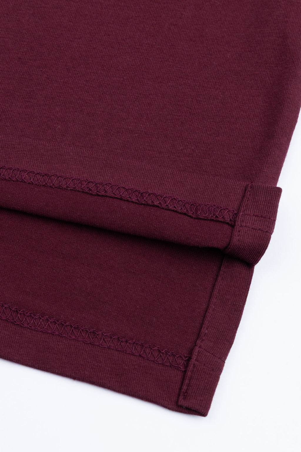 Oxblood Zip Polo Shirt