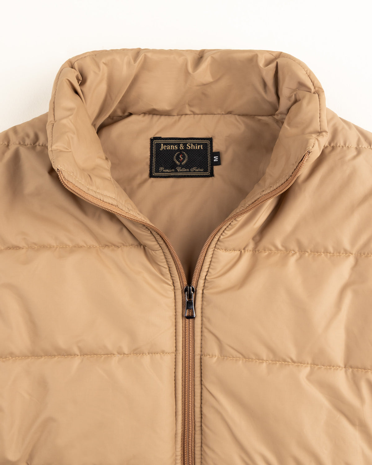 Warm Sand Sleeveless Puffer Jacke