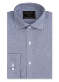 Black Micro Check Formal Shirt