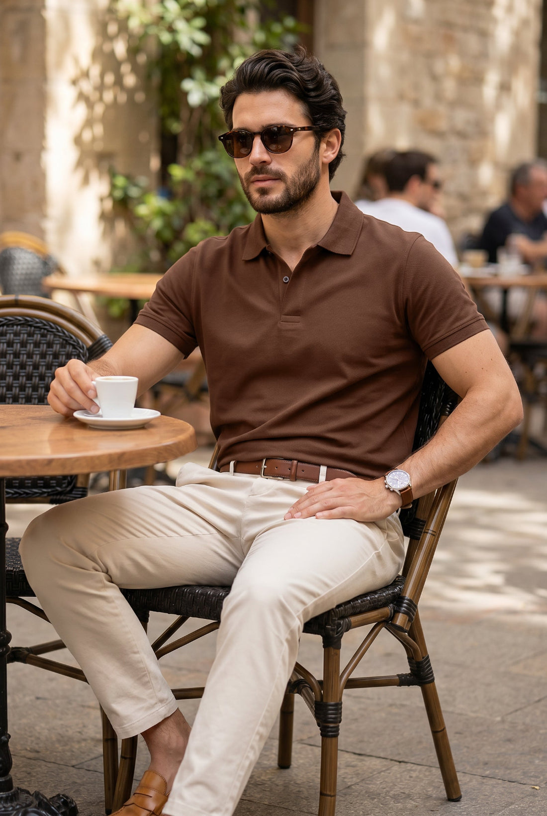 Classic Brown Polo Shirt