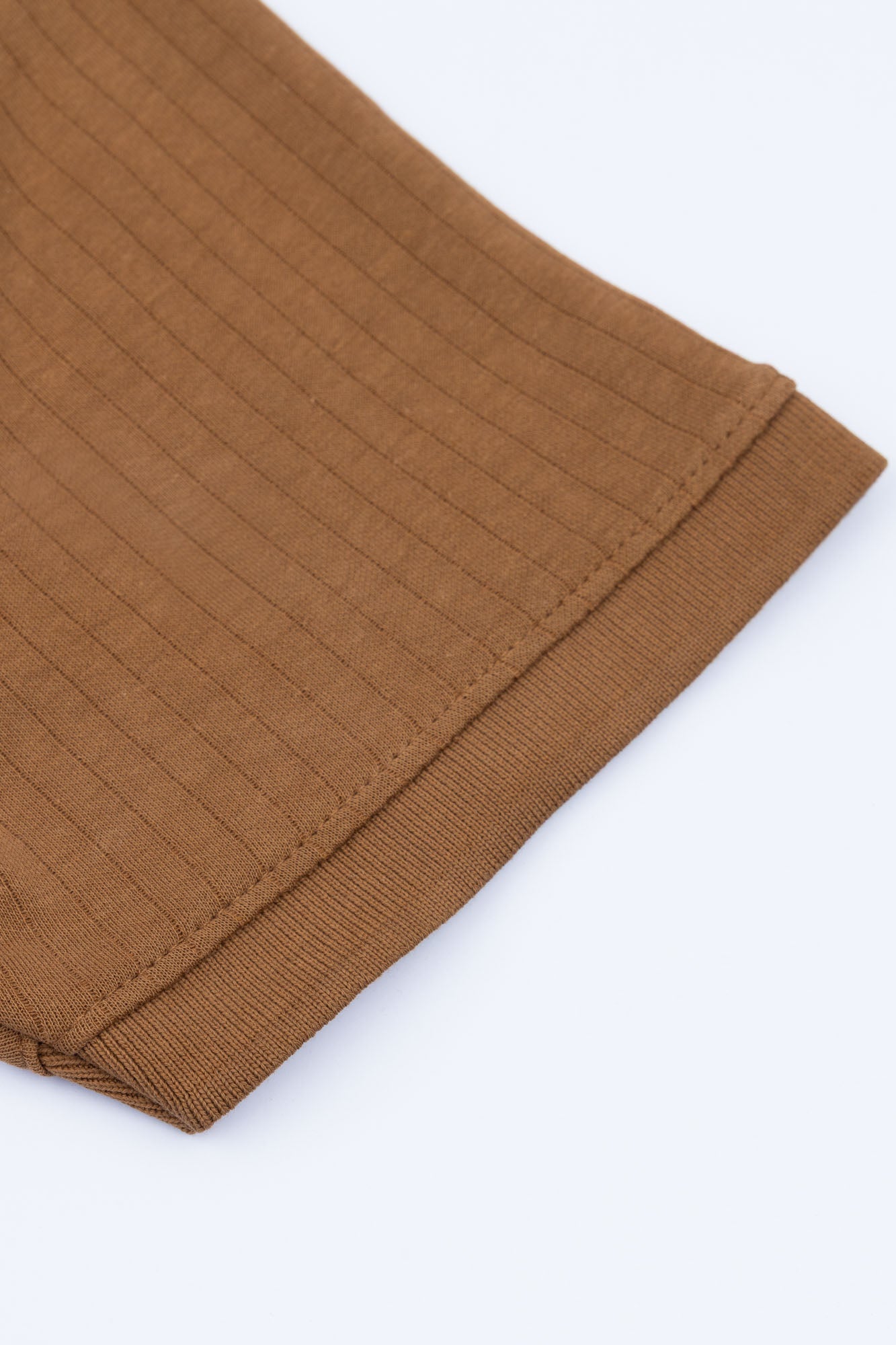 Camel Drop Needle Polo Shirt
