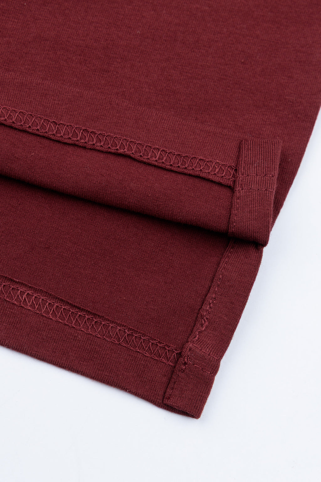 Deep Maroon Zip Polo Shirt