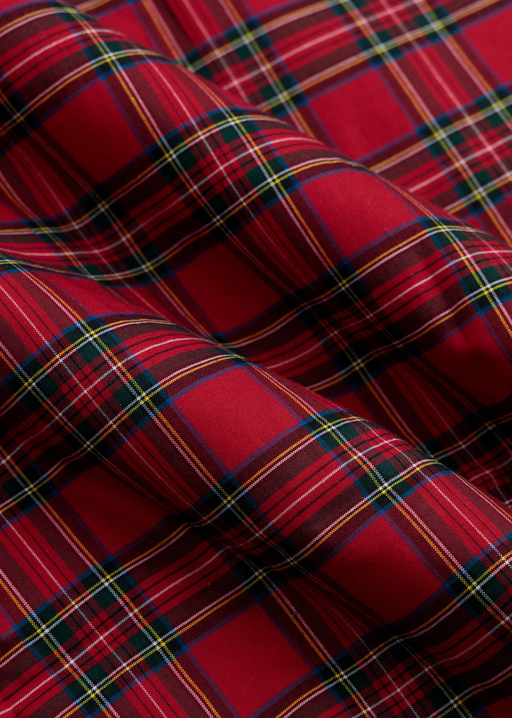 Red Tartan Check Formal Shirt