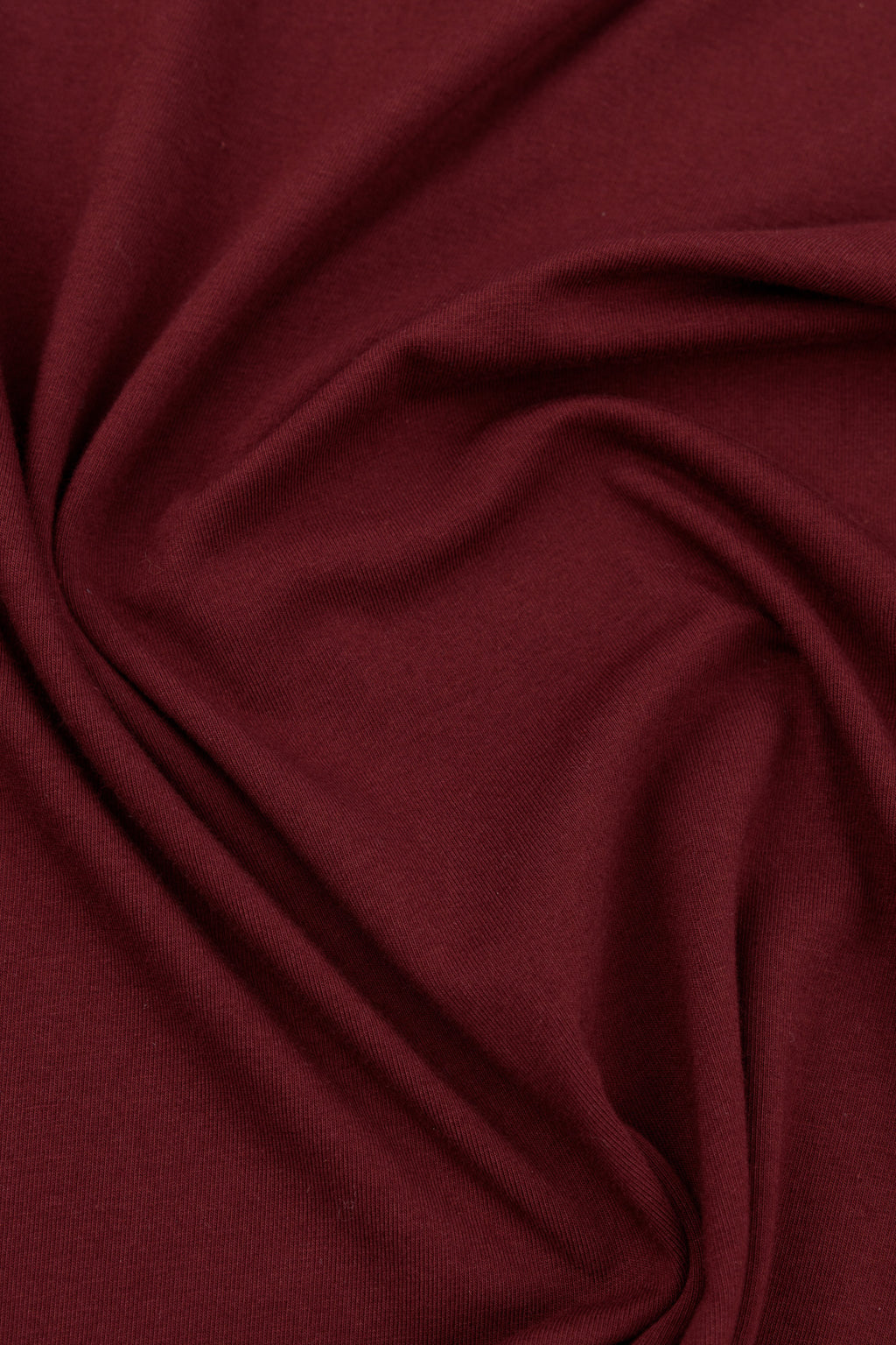 Deep Maroon Zip Polo Shirt