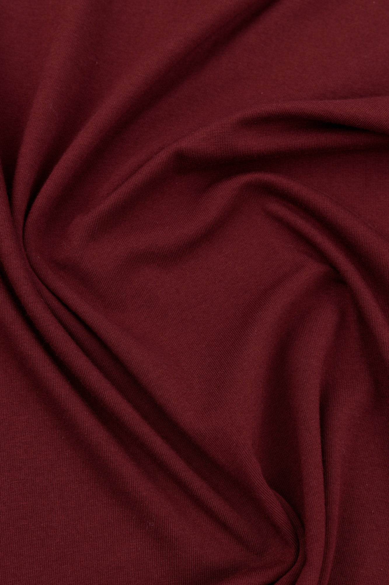 Deep Maroon Zip Polo Shirt
