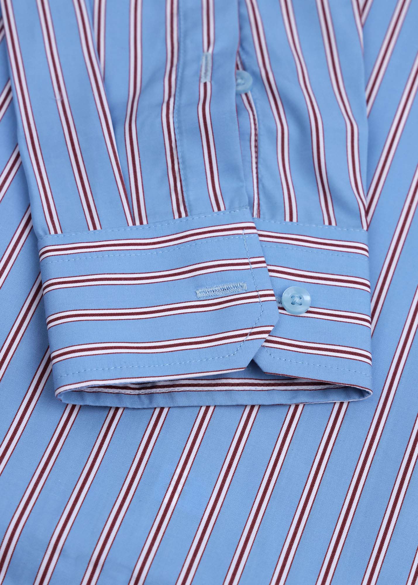 Aeromaroon Stripe Formal Shirt