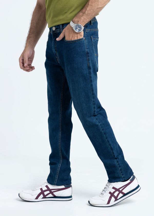 Tinted Green Regular Fit Jeans