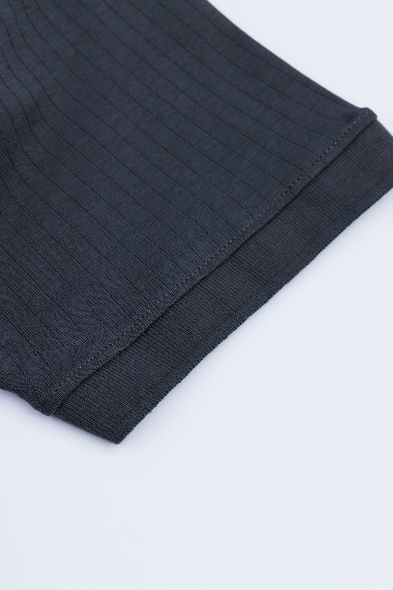 Charcoal Grey Drop Needle Polo Shirt