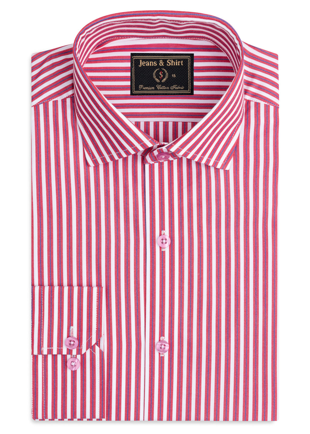 Executive Red Stripe Formal Shirt