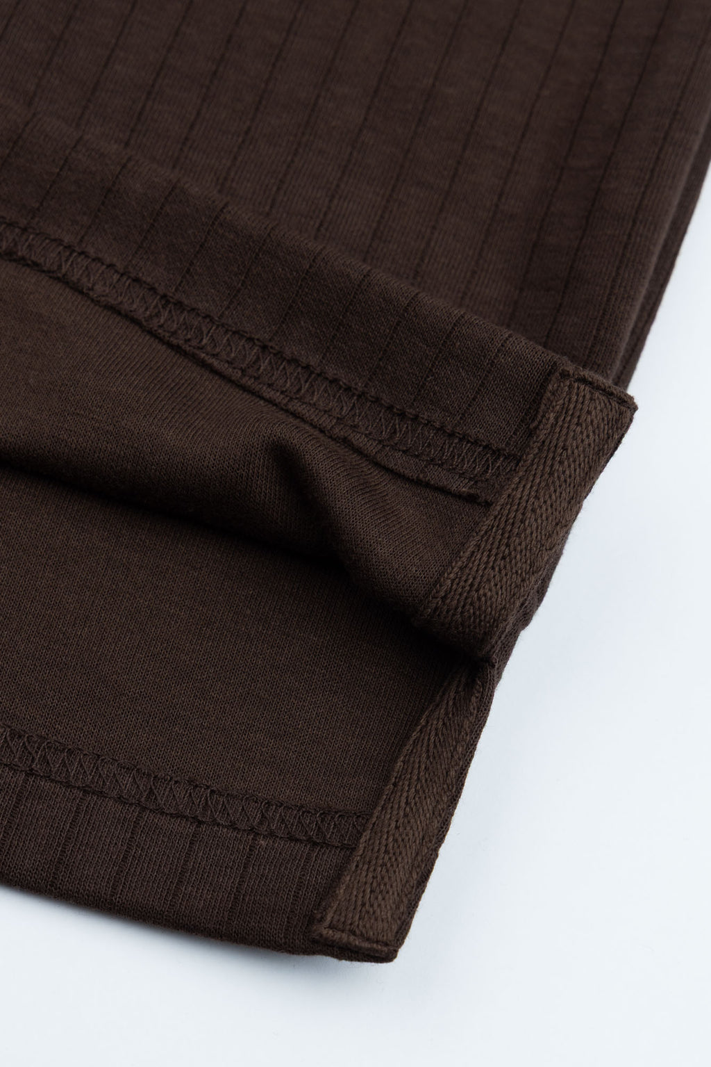 Chocolate Brown Drop Needle Polo Shirt