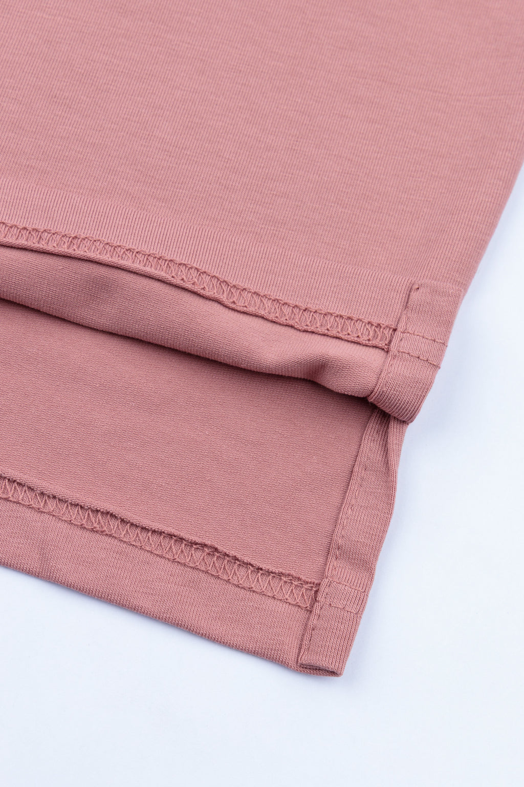 Dusty Pink Zip Polo Shirt