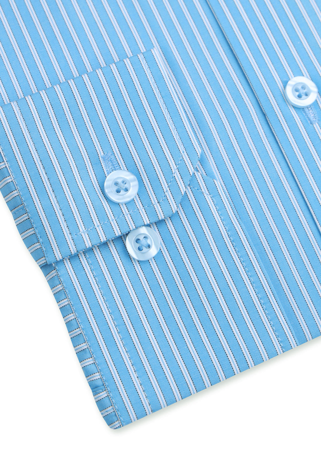 Ice Blue Multi Stripe Formal Shirt