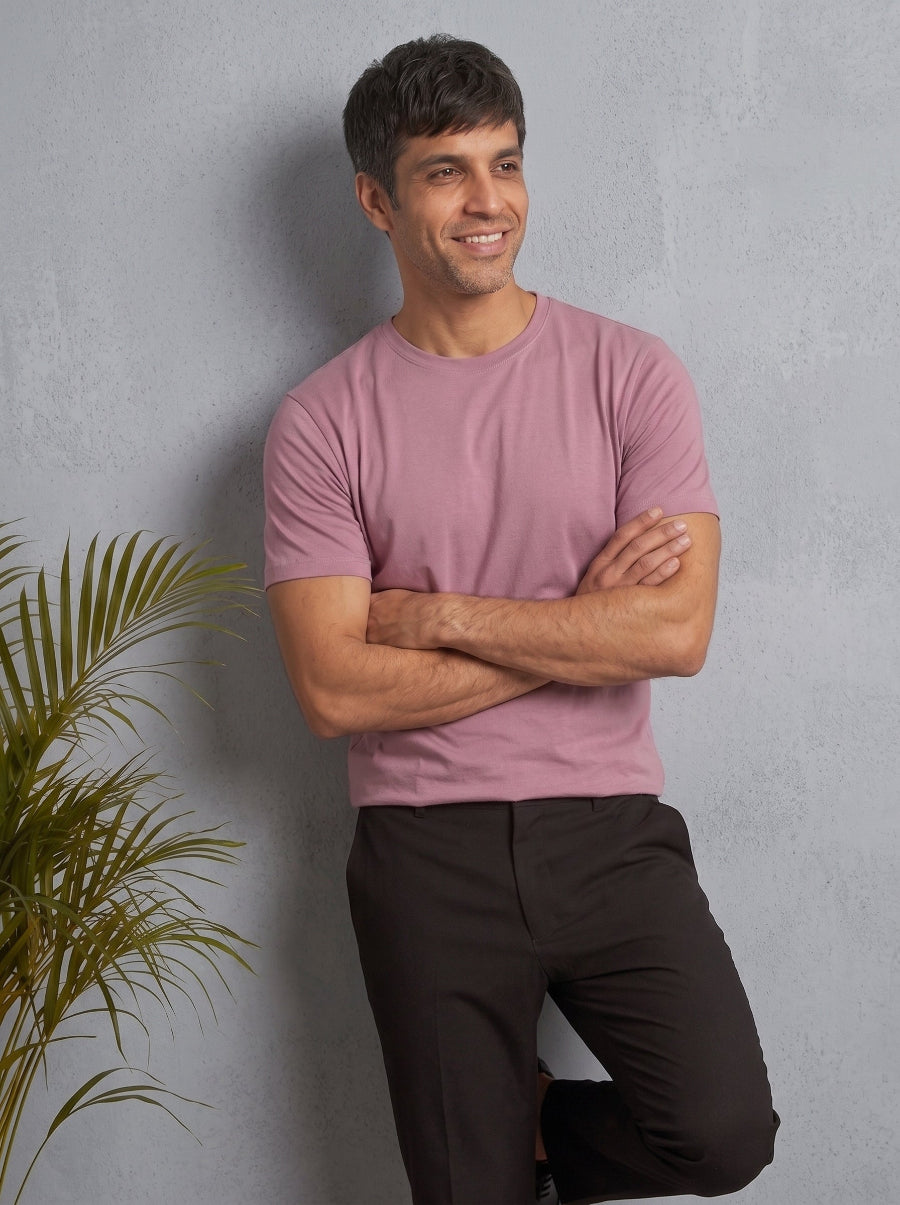 All Day Cotton Stretch T-Shirt – Lavender