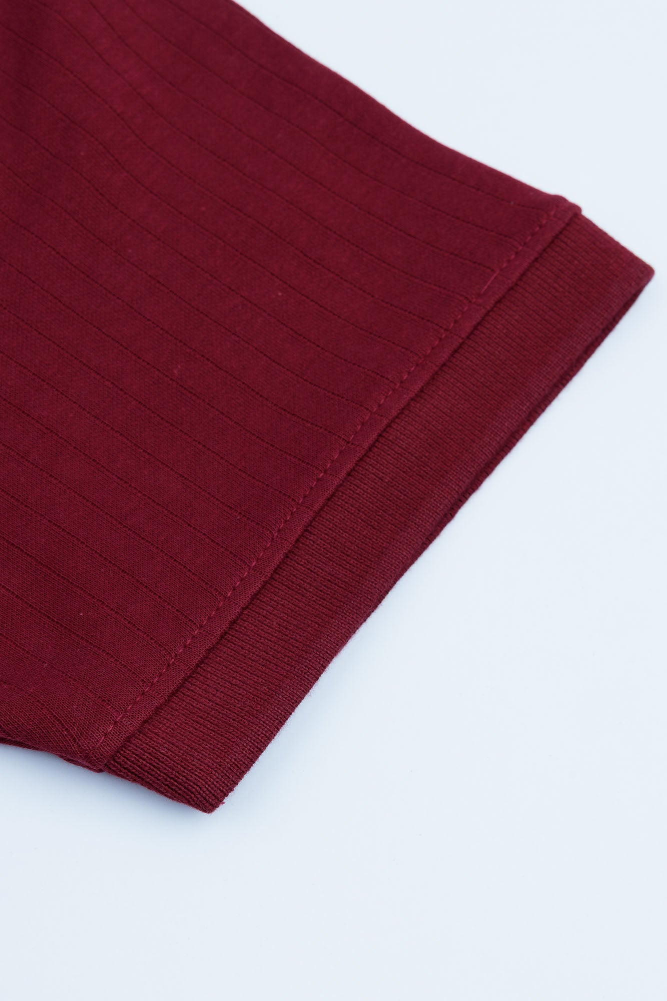 Crimson Drop Needle Polo Shirt
