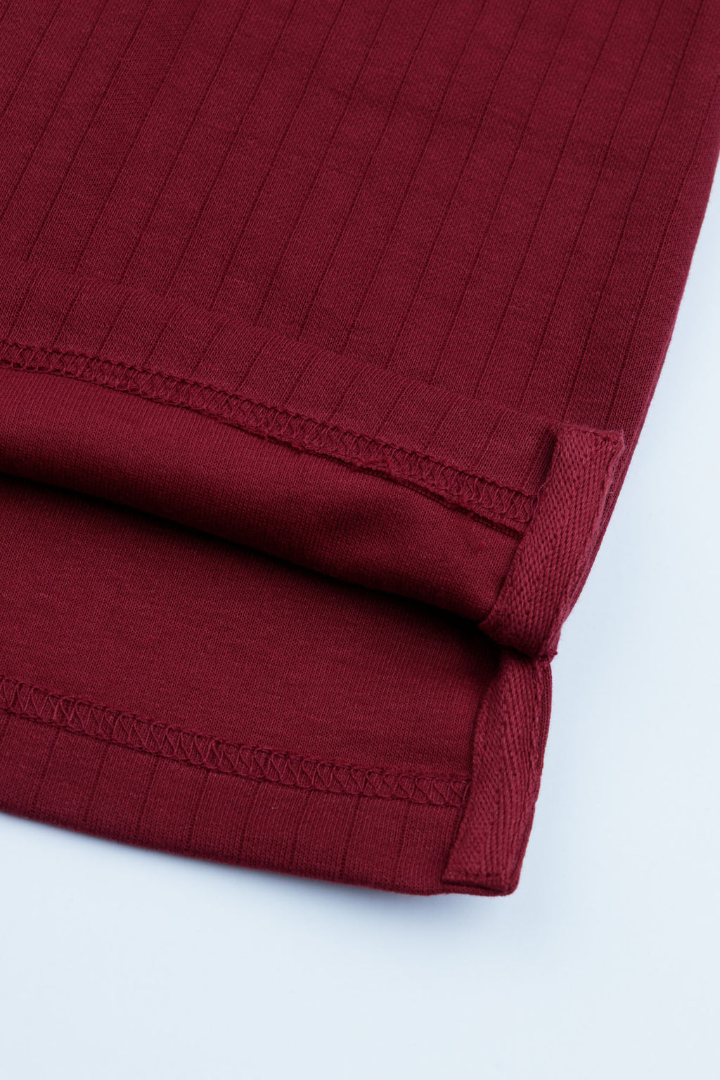 Crimson Drop Needle Polo Shirt