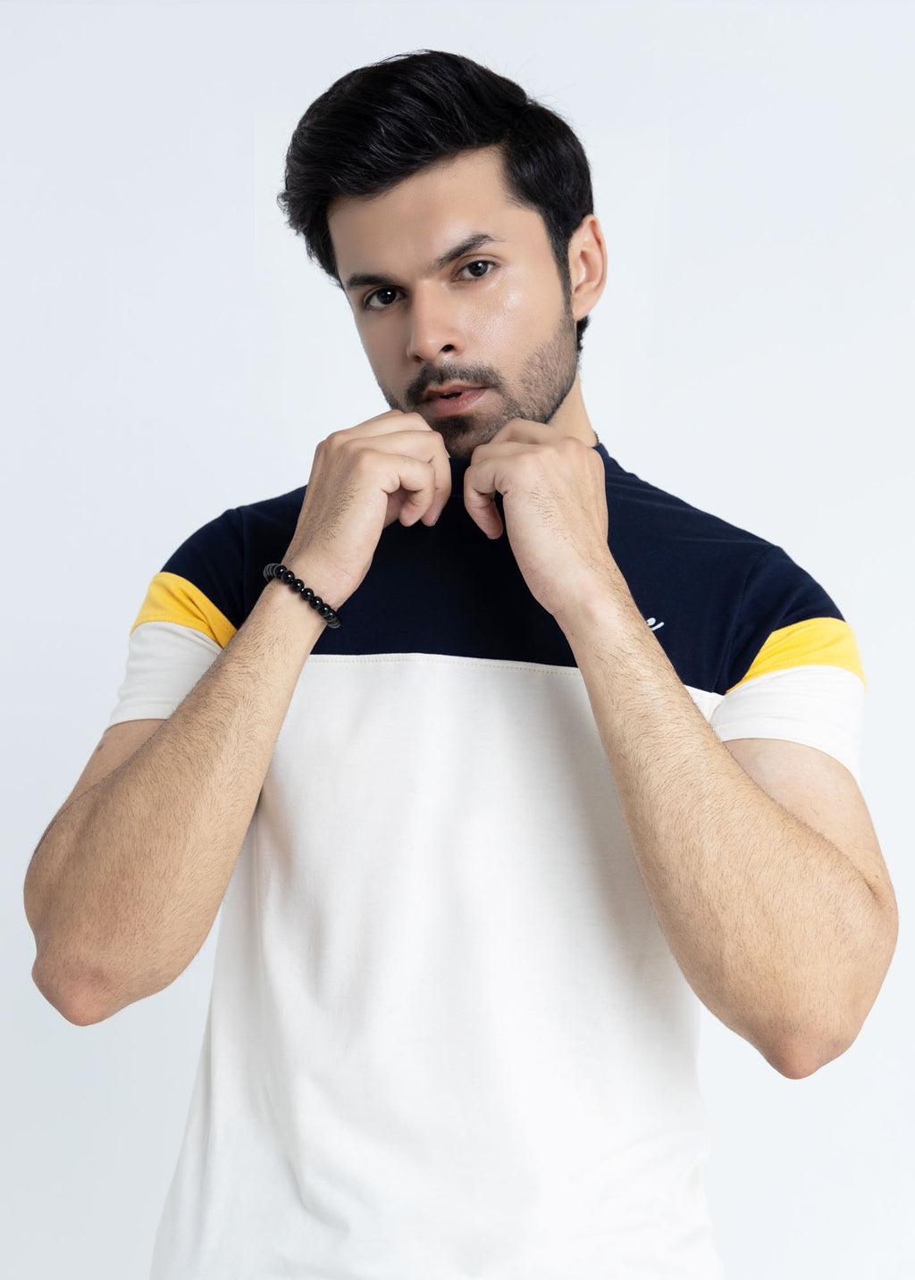 Sky Beam Color Block T-Shirt