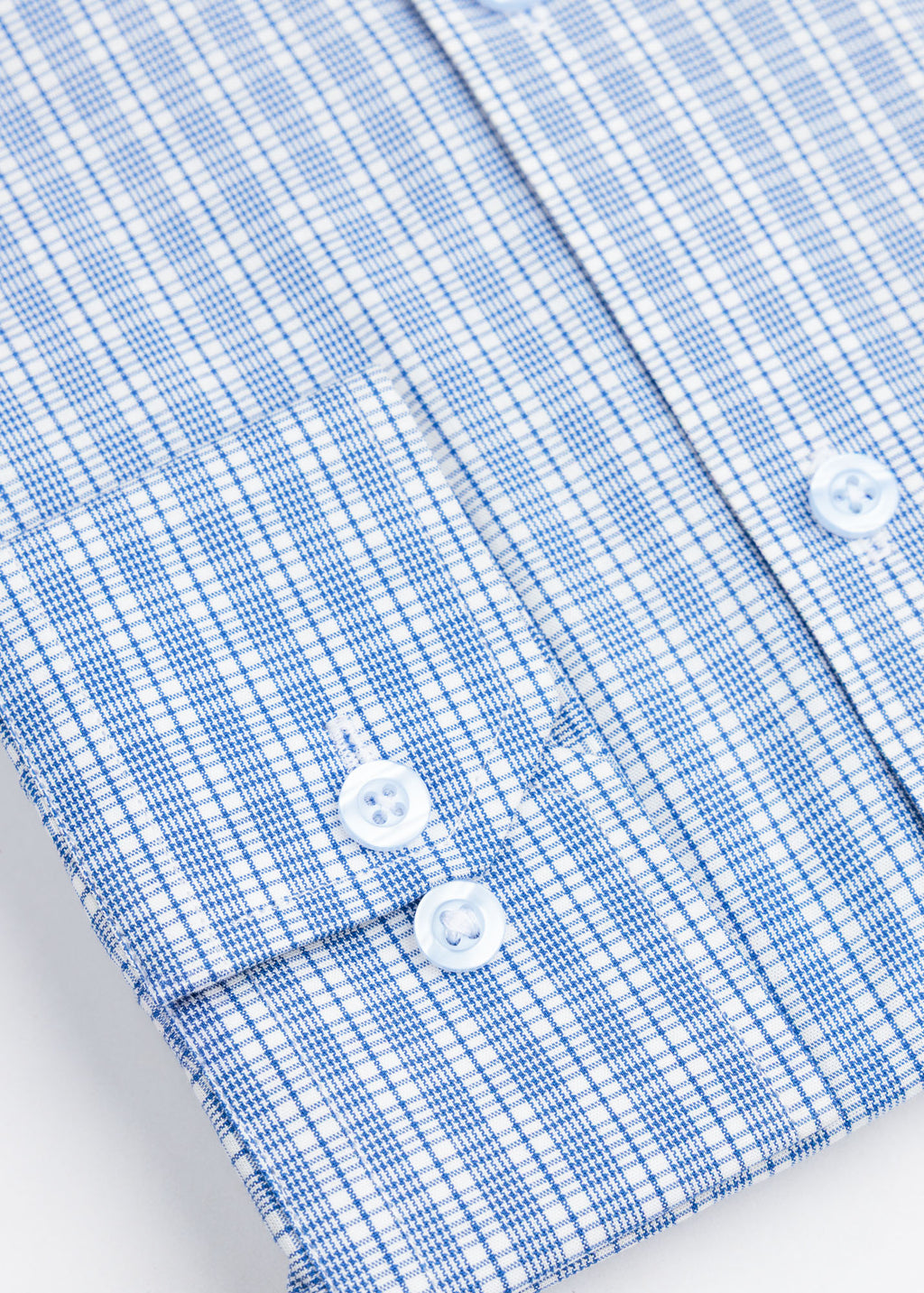 Blue Dynamic Check Formal Shirt