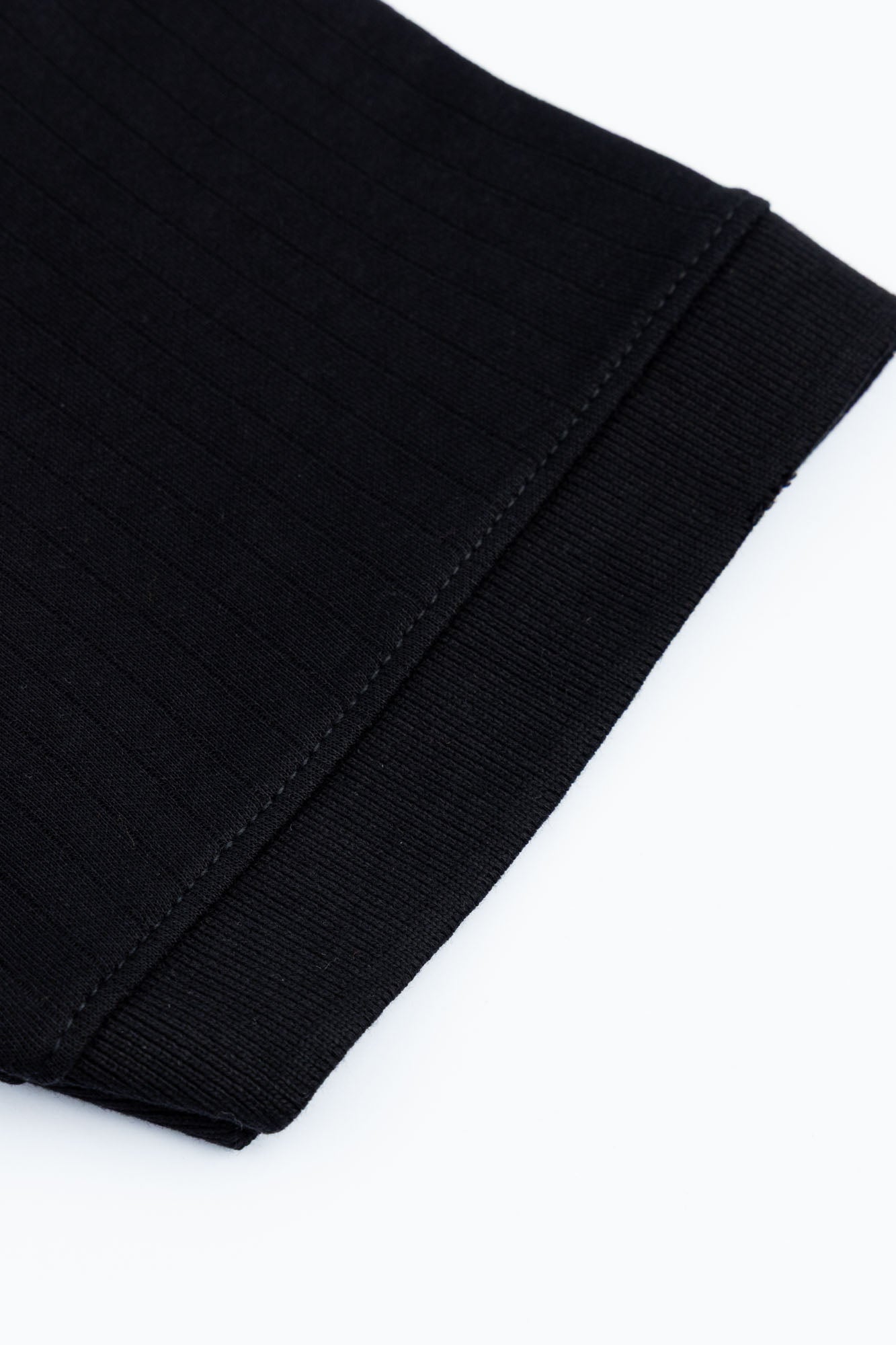 Black Drop Needle Polo Shirt