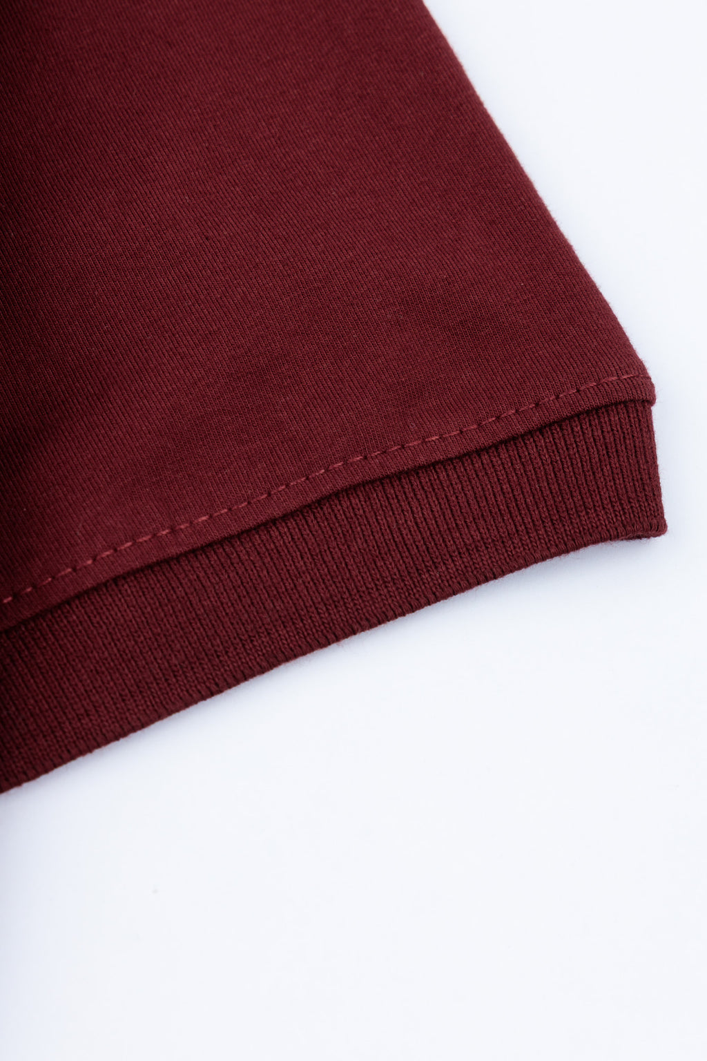 Maroon Conealed Placket Polo Shirt