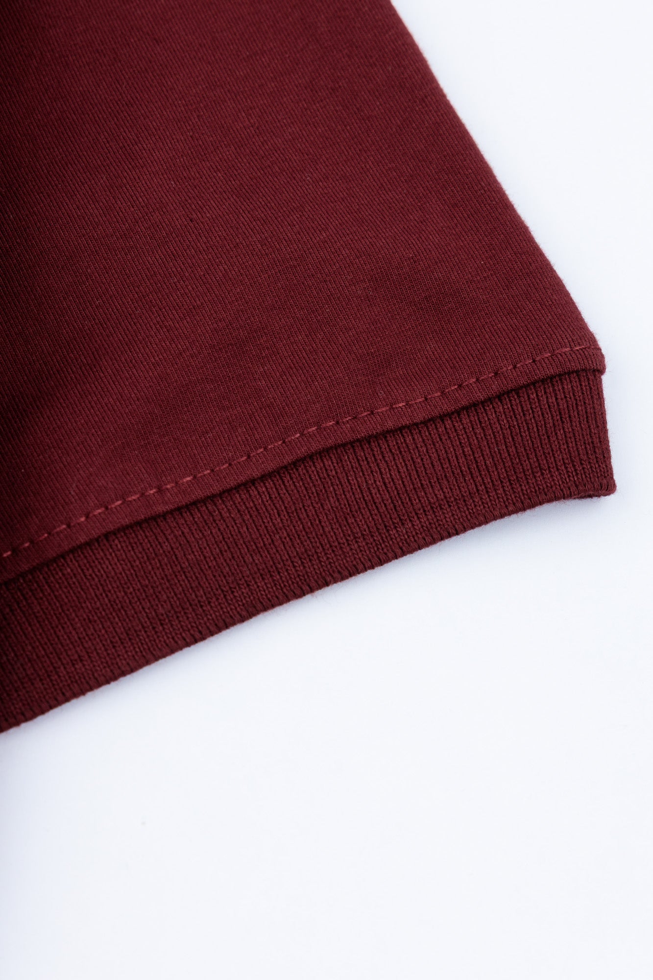Maroon Conealed Placket Polo Shirt