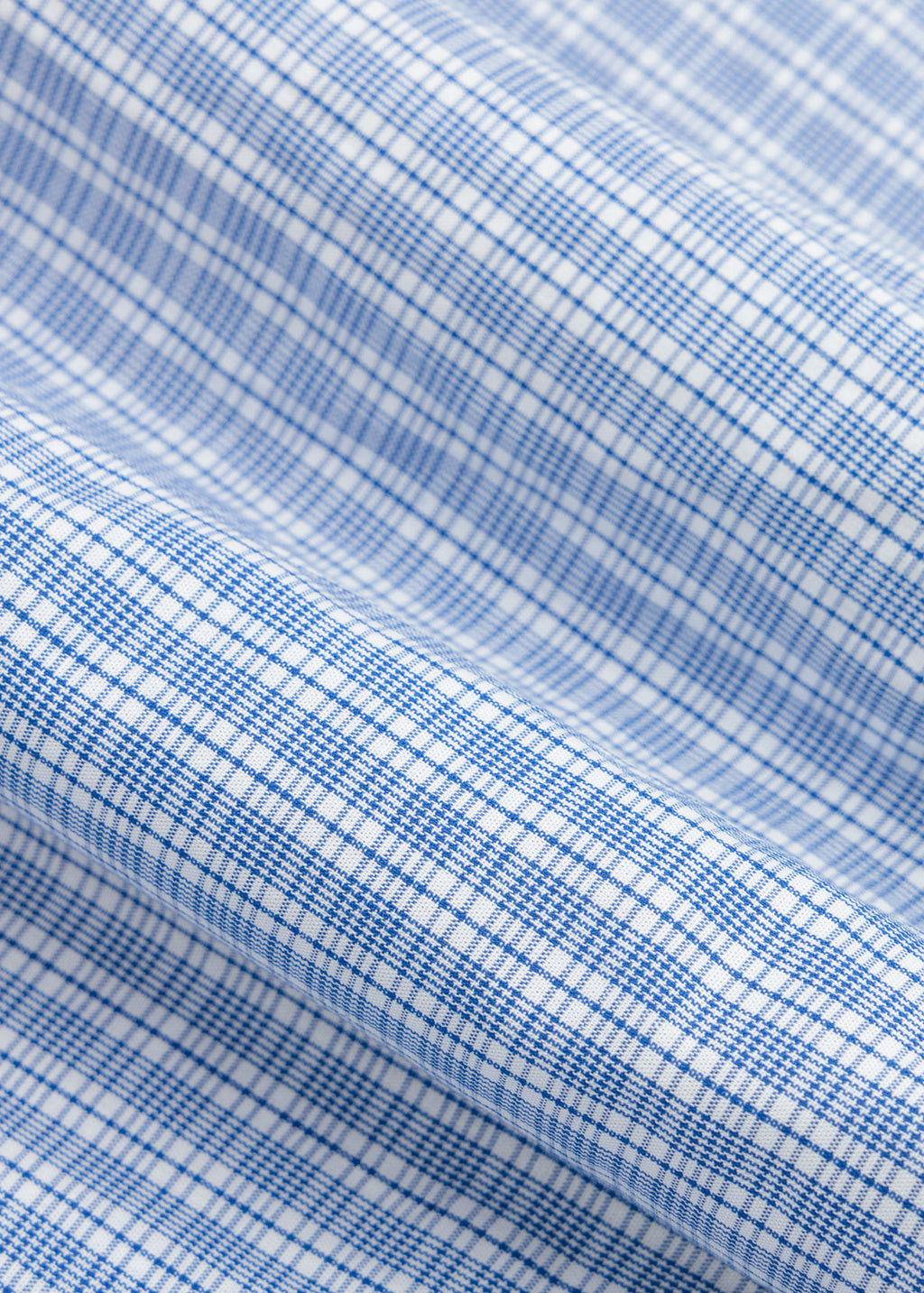 Blue Dynamic Check Formal Shirt