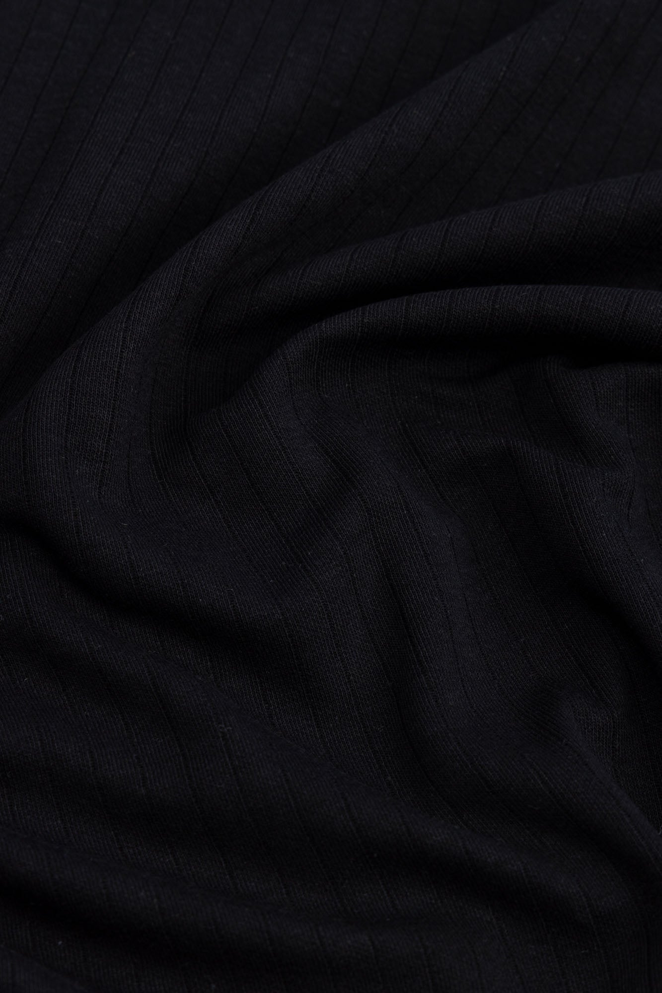 Black Drop Needle Polo Shirt