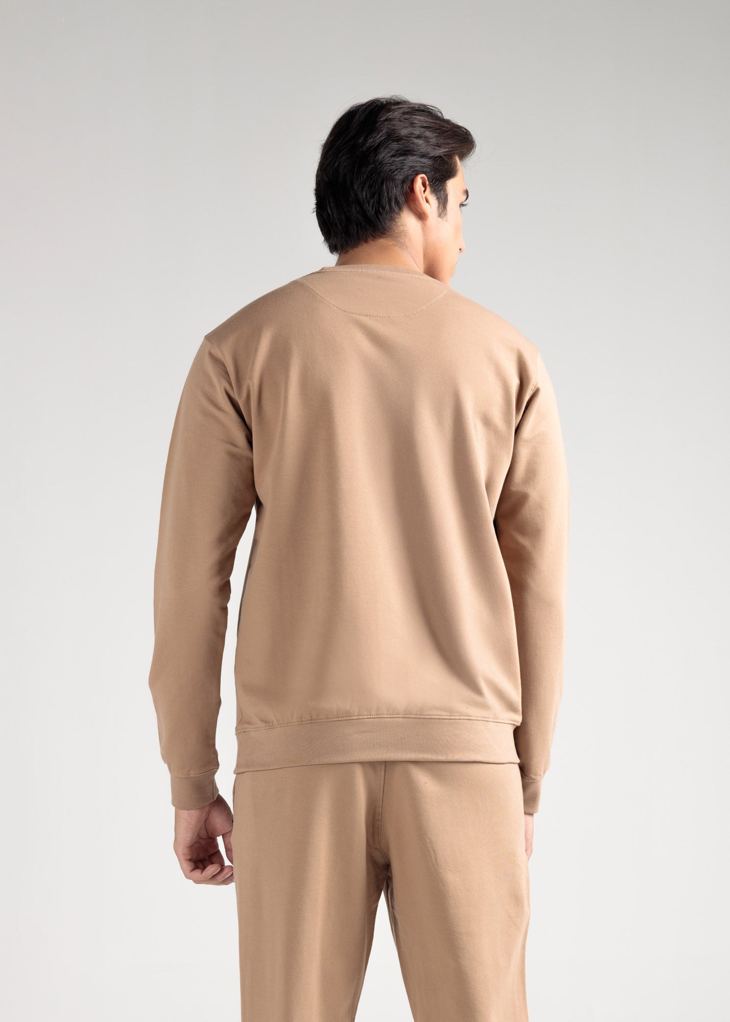 Essential Cotton Terry Co-ord Set – Warm Beige