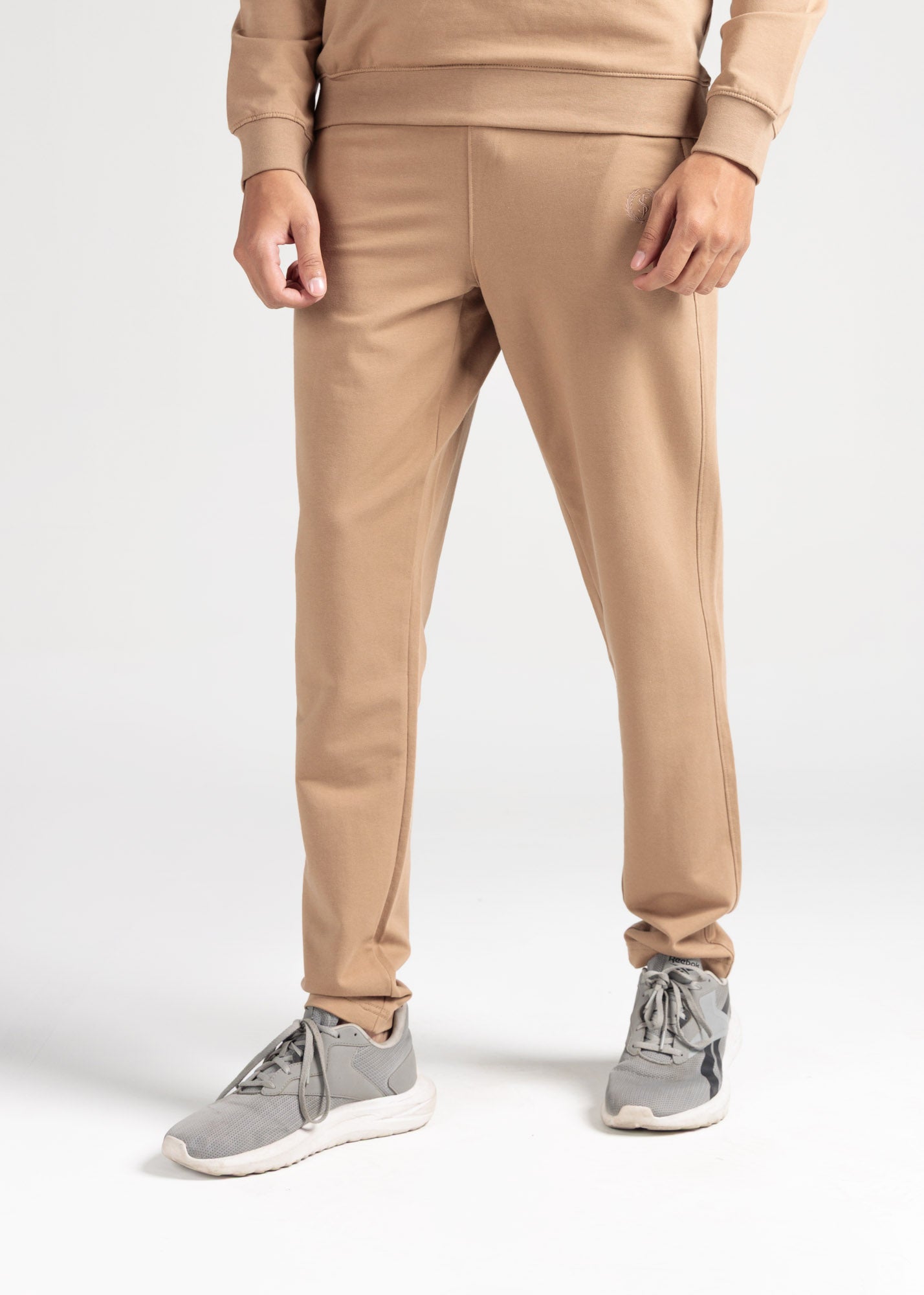 Essential Cotton Terry Co-ord Set – Warm Beige