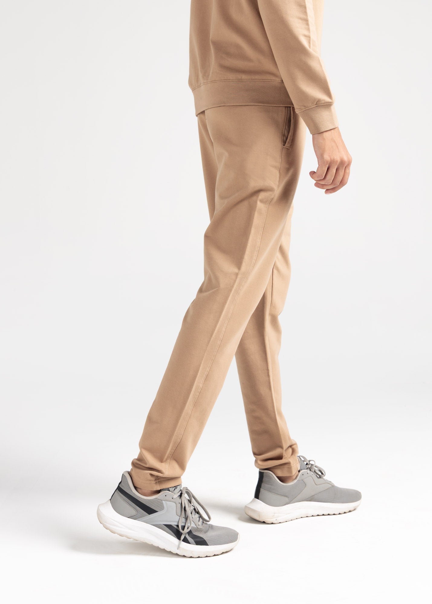 Essential Cotton Terry Co-ord Set – Warm Beige