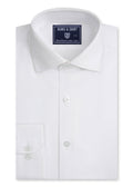 Ivory White Cotton Satin Formal Shirt