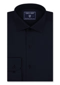 Classic Navy Cotton Satin Formal Shirt