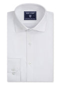 Signature White Herringbone Formal Shirt