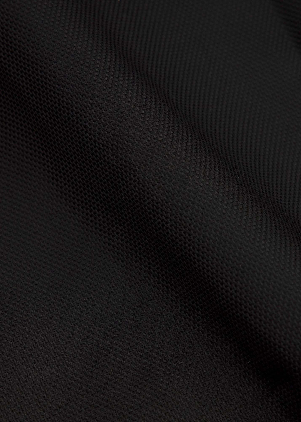 Jet Black Textured Weave Formal Shirt