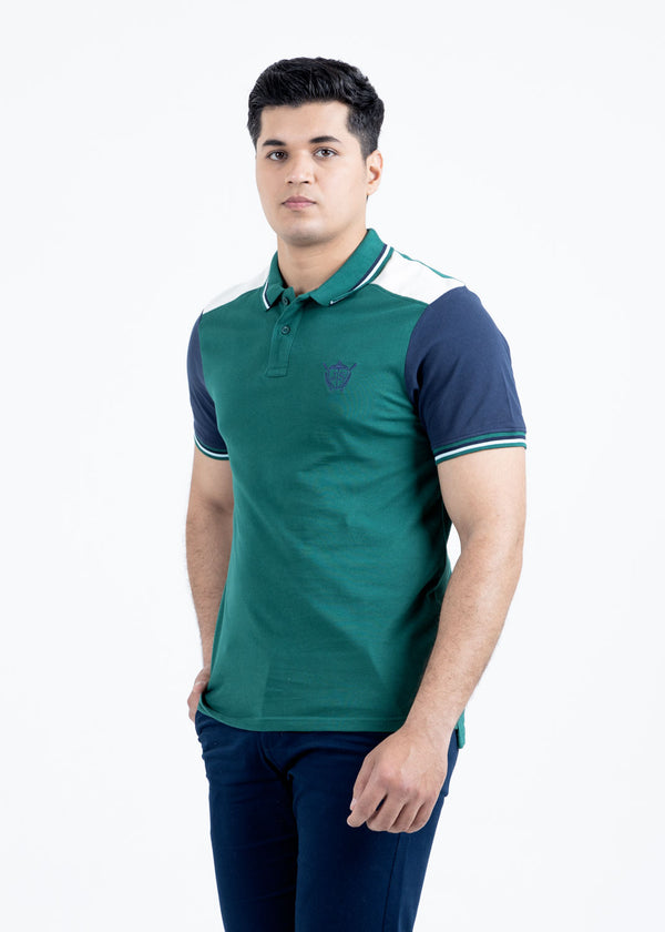 Jade Wave Polo Shirt